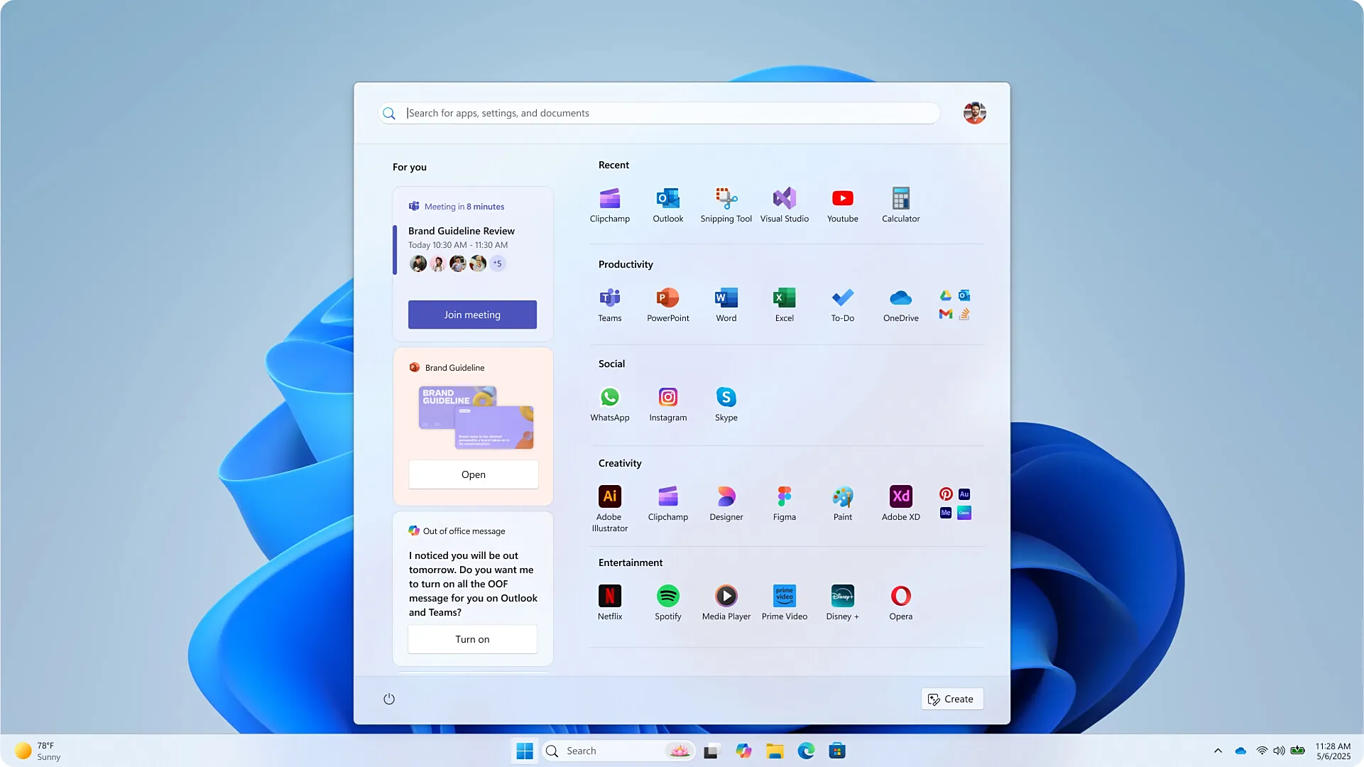 Windows 11 开始菜单设计_Windows 11 个性化开始菜单_WhatsApp