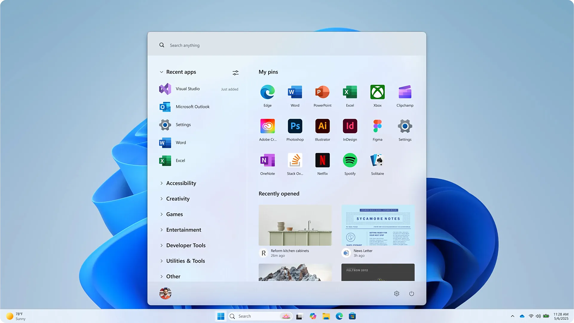 WhatsApp_Windows 11 开始菜单设计_Windows 11 个性化开始菜单